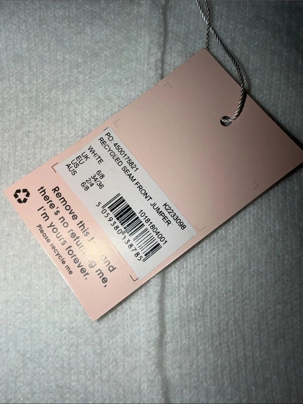 Missguided Ivory Scoop Neck Ribbed Cuff Sweater